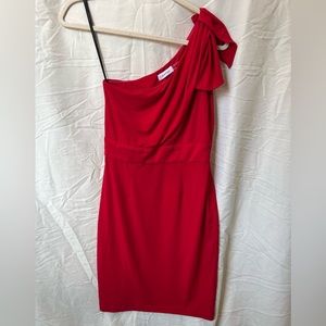 little red dress calvin klein